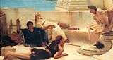 Sir Lawrence Alma-Tadema A Reading from Homer painting